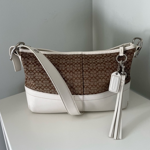 Coach Handbags - Coach Signature Logo Shoulder Bag | Vintage Y2k